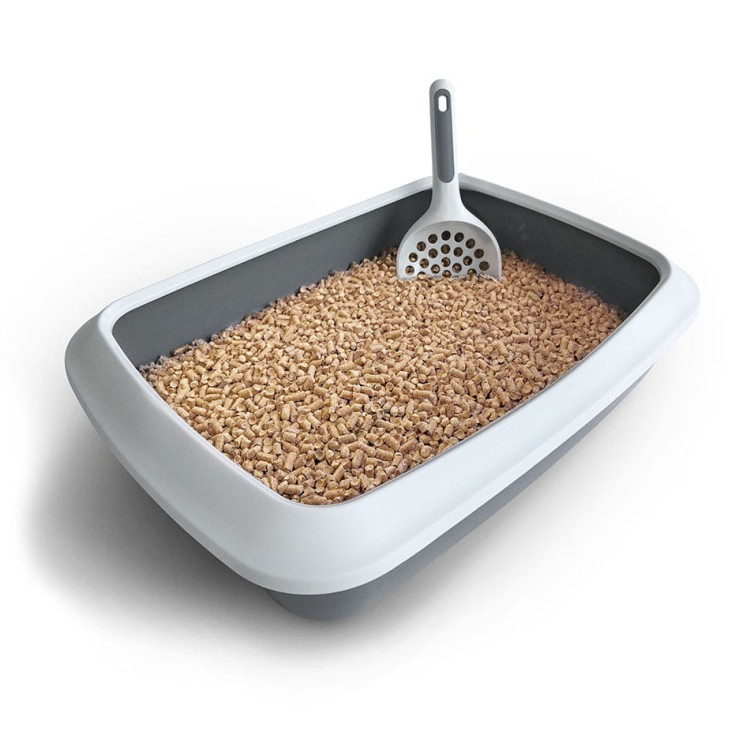 Żwirek drzewny 6 mm w kuwiecie.jpg